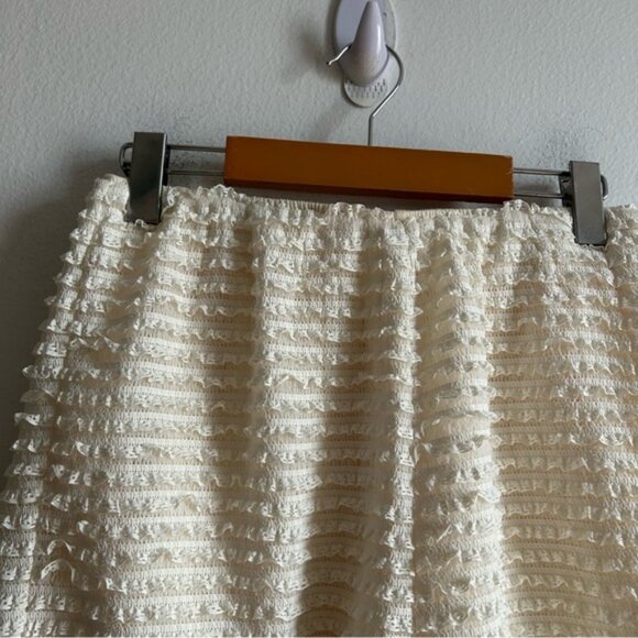 Sofie Schnoor Sz S Knickers Ruffle Lace Romantic Off White Short - Picture 4 of 11
